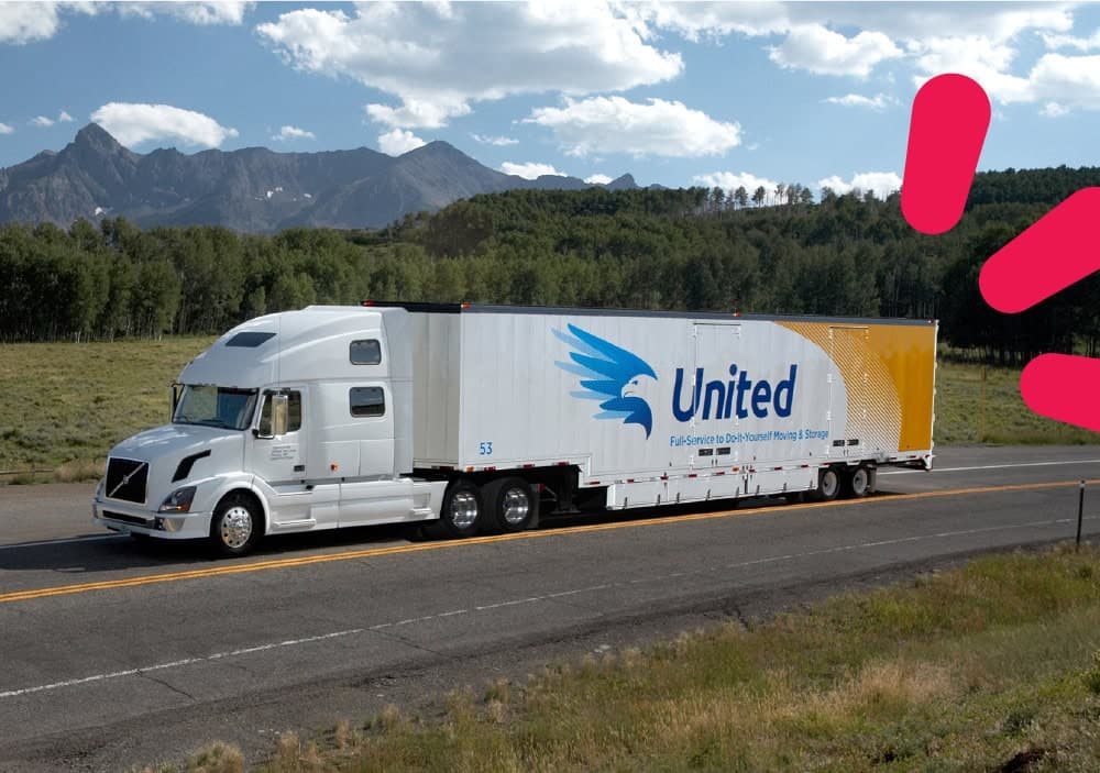 Snapmoves by United long-distance moving truck